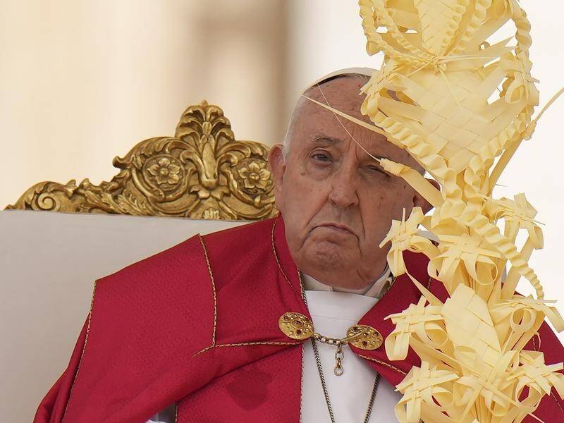 Pope skips Palm Sunday homily but continues service Hunter Valley